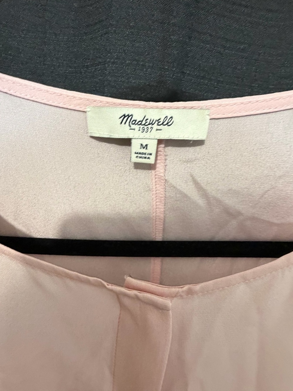 Madewell Light Pink Sleeveless Blouse - Picture 4 of 5